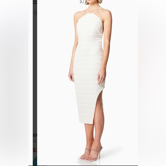 ELLIATT
Ravish Textured Stripe
Open Back Dress In Ivory - Picture 5 of 10
